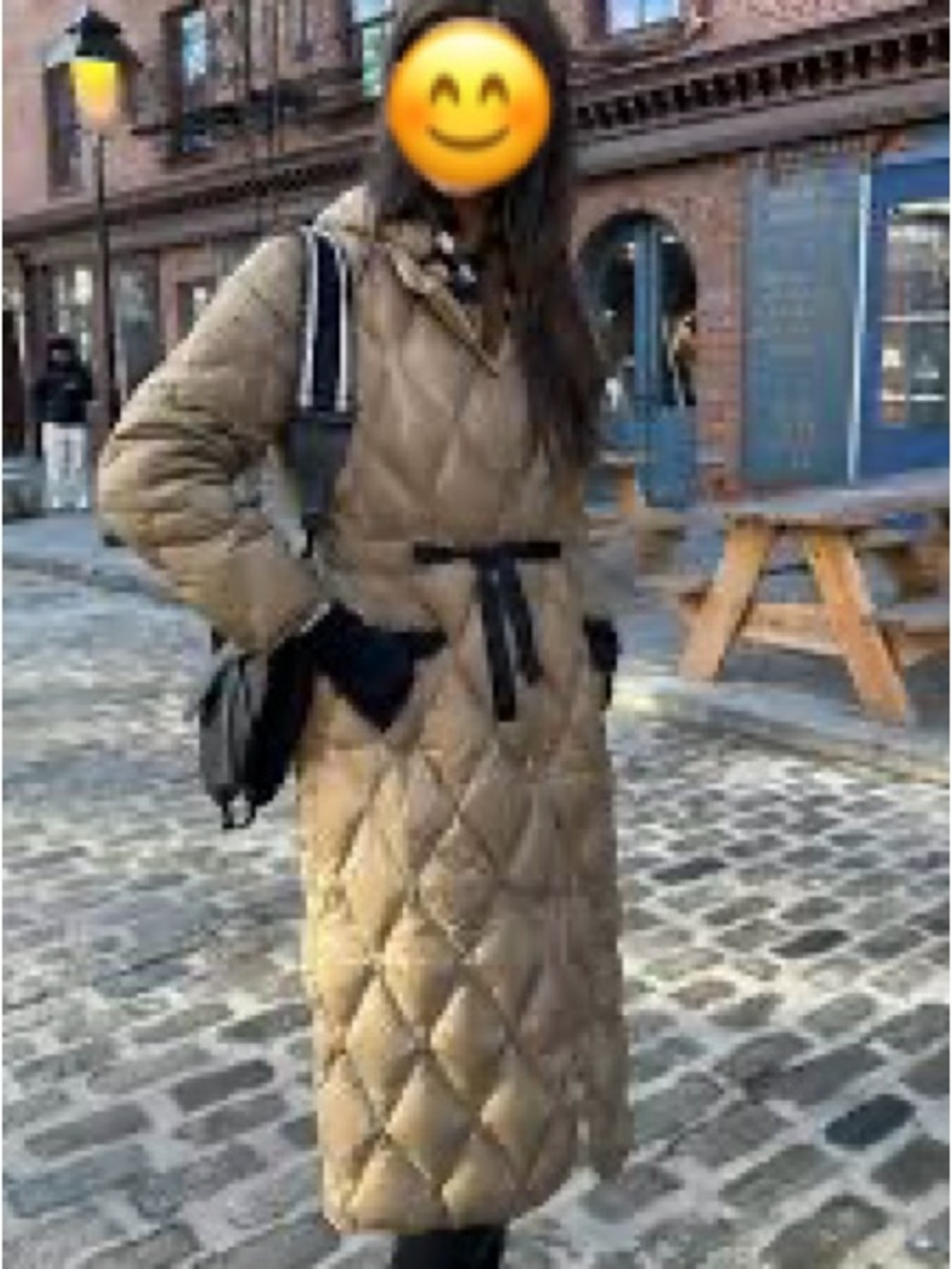 ZARA Quilted Long Puffer Coat Size Small - Picture 3 of 11